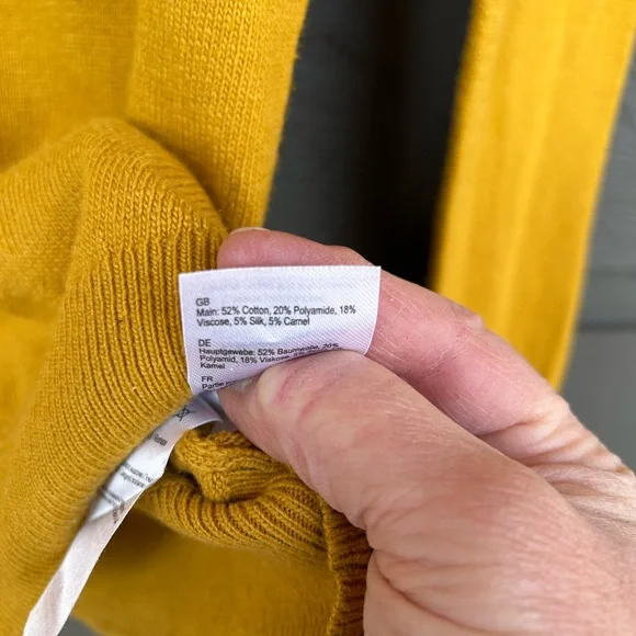 Joules Mustard Sweater with Dachshund Motif - Picture 3 of 4